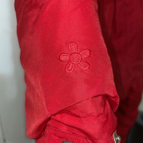 Vintage 90s 80s couloir women’s red ski snow mountaineering jumpsuit outfit - Picture 13 of 17